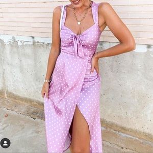 Zara polka dot dress